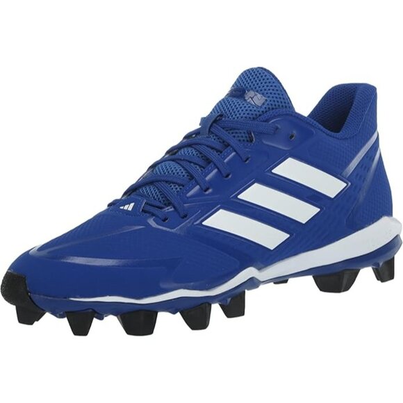 Adidas Mens Icon 8 Mid Baseball Cleats IG9590 Royal Blue White Size 10